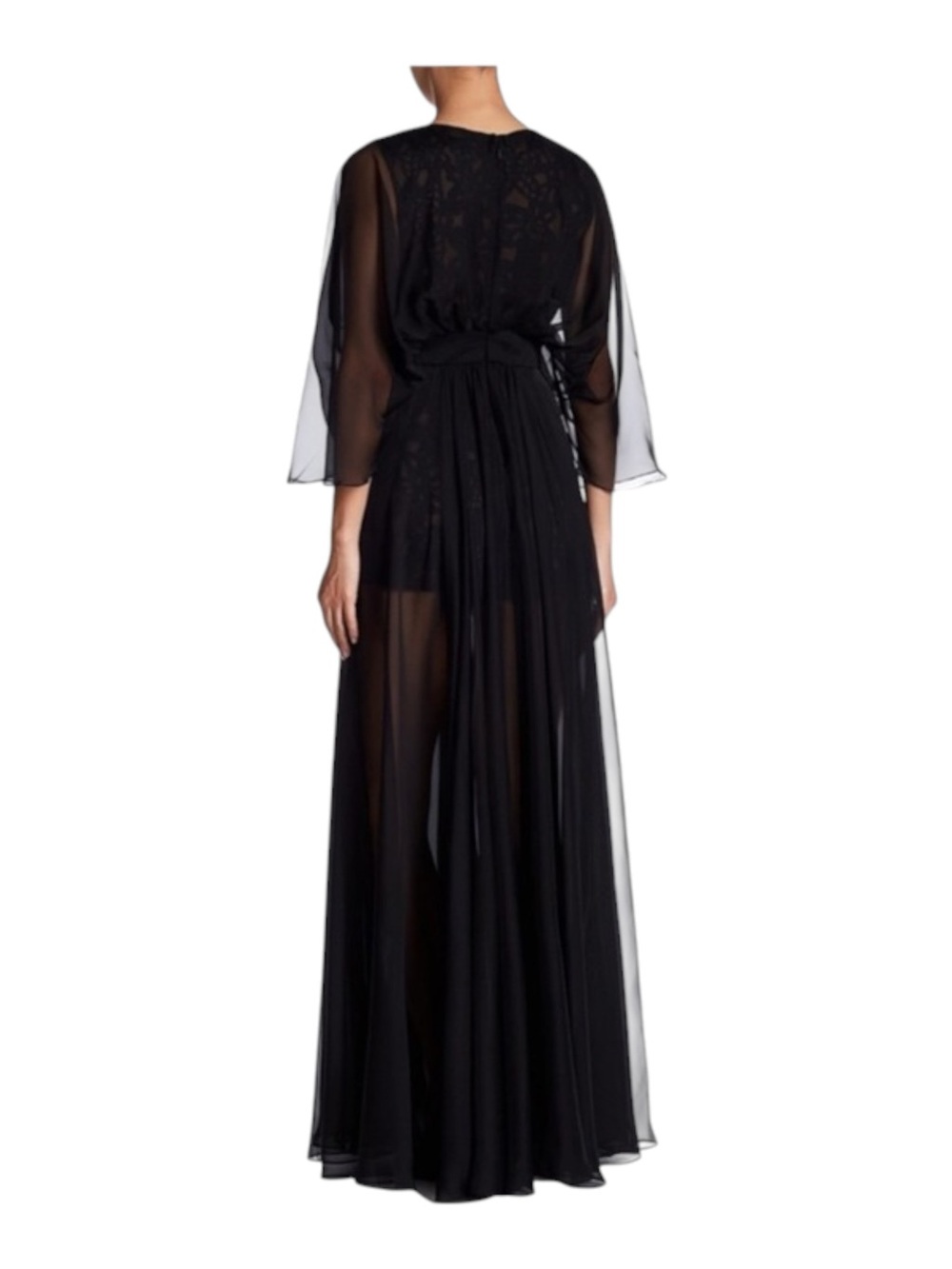 new Lotus Threads ❤︎︎ Lace Romper Overlay Gown Cocktail Maxi Dress ❤︎︎ Edgy Chic - Picture 12 of 17